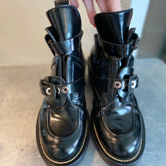 Balenciaga Ceinture Cut Out Creeper Ankle boots - Picture 14 of 16